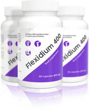 Flexidium 400 es un suplemento dietético diseñado para mejorar la salud de las articulaciones y los huesos
